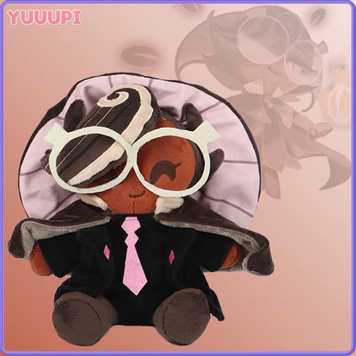☕ Espresso Cookie Plush Doll – Cookie Run: Kingdom Soft Stuffed Toy (9 IN)