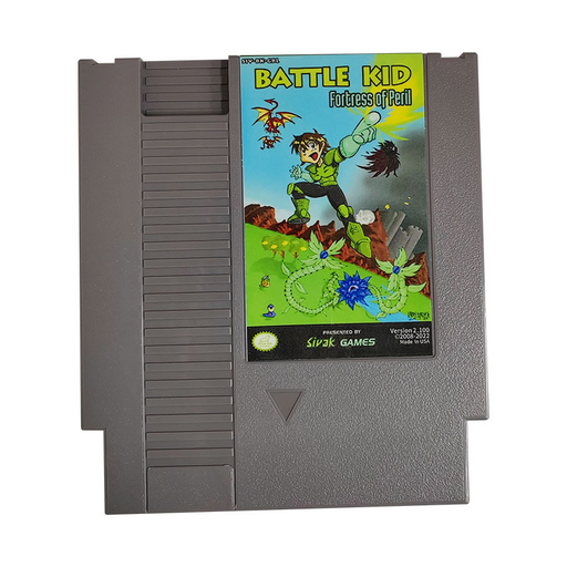 🕹️ Battle Kid: Fortress of Peril – NES 8-Bit Game Cartridge | Retro Platforming
