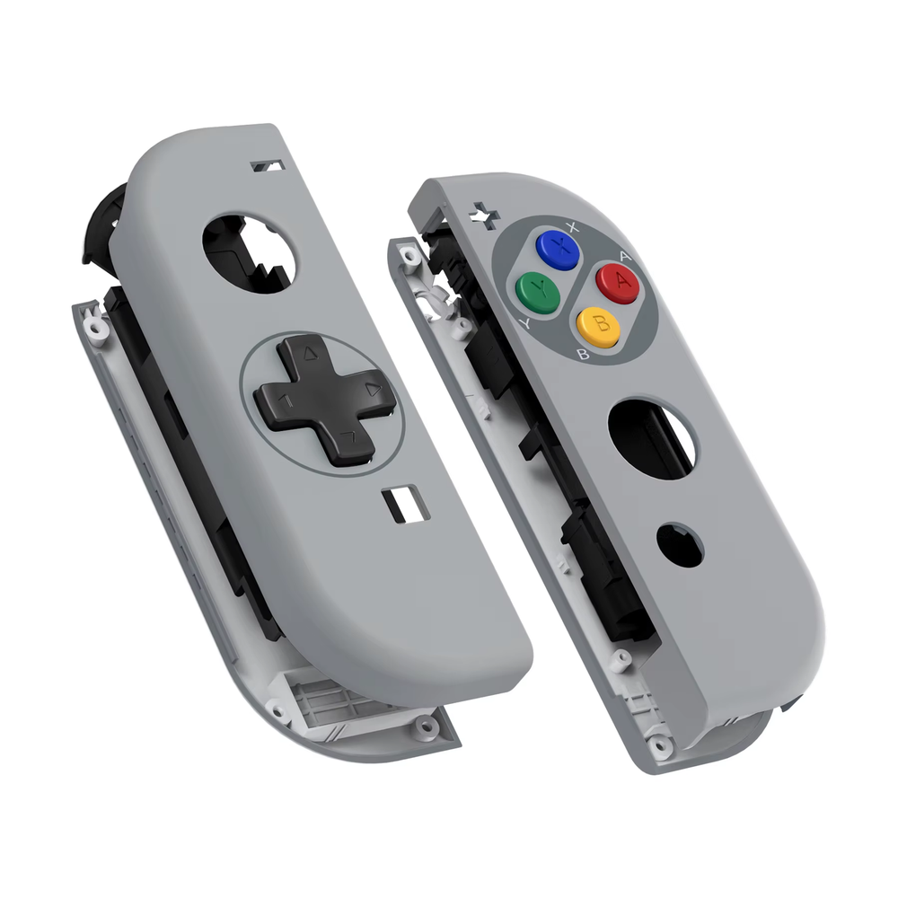🎮Housing w/ Full Set Buttons for Nintendo Switch Joycon – SNES Classic EU Style