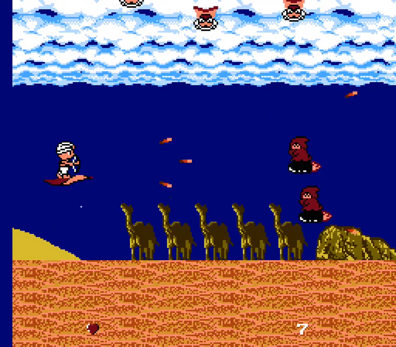 🧞 Aladdin 3 | NES 8-Bit Game Cartridge | Unlicensed Shoot-’Em-Up