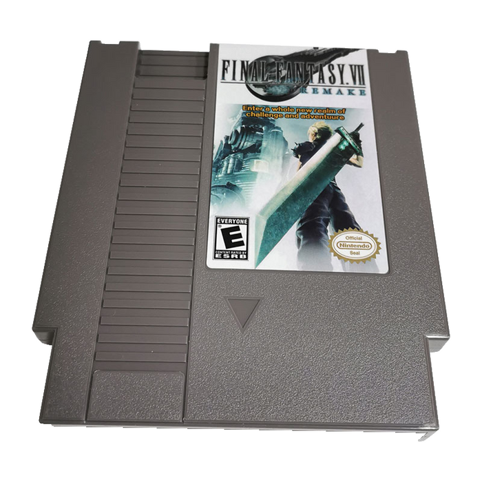 ⚔️ Final Fantasy VII NES Demake | 8-Bit Game Cartridge for Classic Consoles