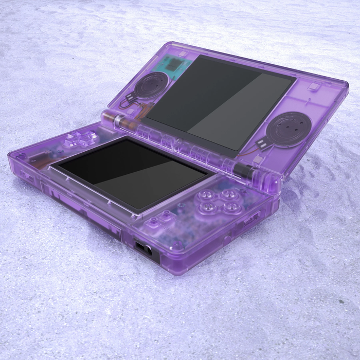 🔧 Clear Series Full Shell + Buttons Kit | For Nintendo DS Lite Console Mod
