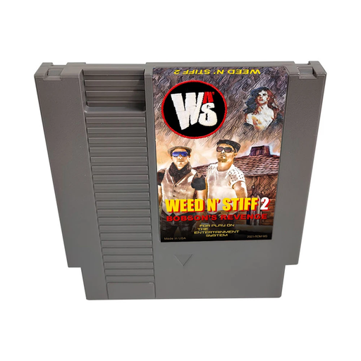 Weed N' Stiff 2 NES Game 8-Bit 72 Pin Cartridge for Original Console
