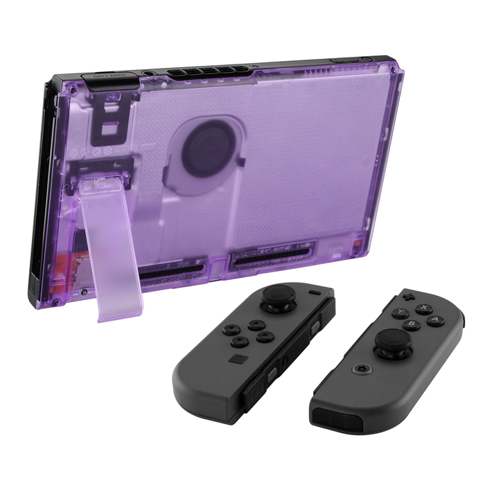 Atomic Purple Back Shell Case for Nintendo Switch Console w/ Kickstand