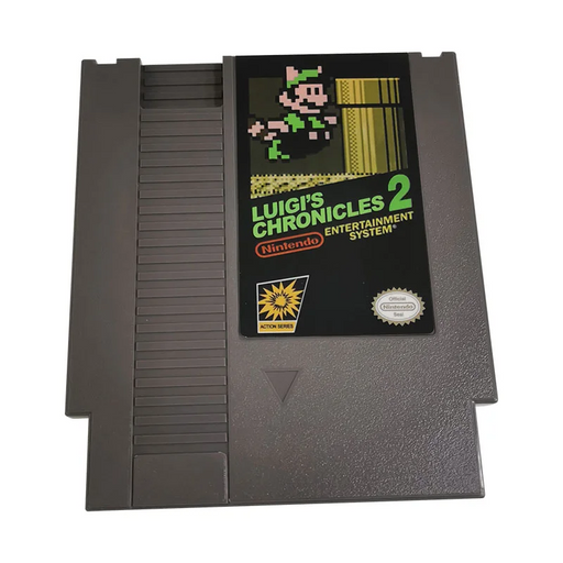 ⭐ Luigi’s Chronicles 2 NES Game Cartridge – SMB3 Hack Sequel | 8-Bit Custom