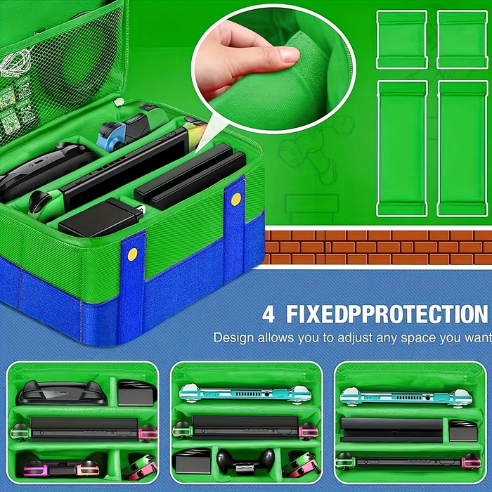 🎒 Large Switch Carrying Case – Waterproof Travel Suitcase for Switch/Lite/OLED