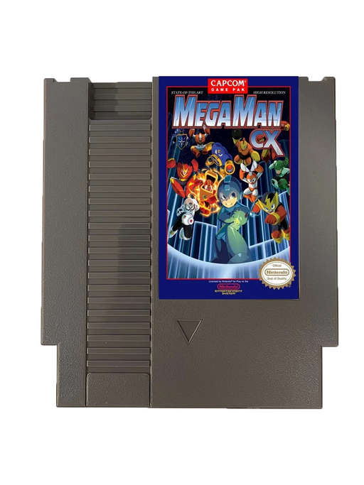 ⚡ MEGAMAN CX | NES 8-Bit Game Cartridge