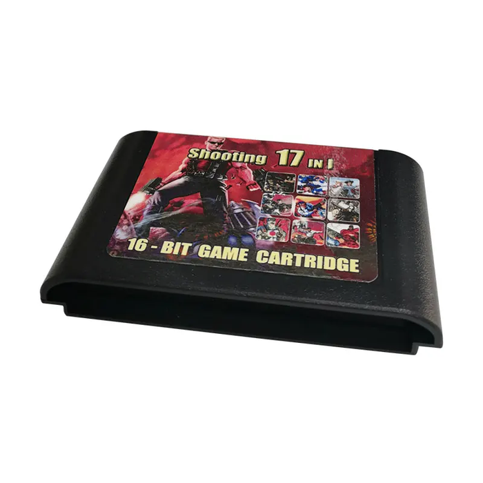 ๐ฎ 17 IN 1 Game Cartridge for Sega Genesis/Mega Drive NTSC PAL