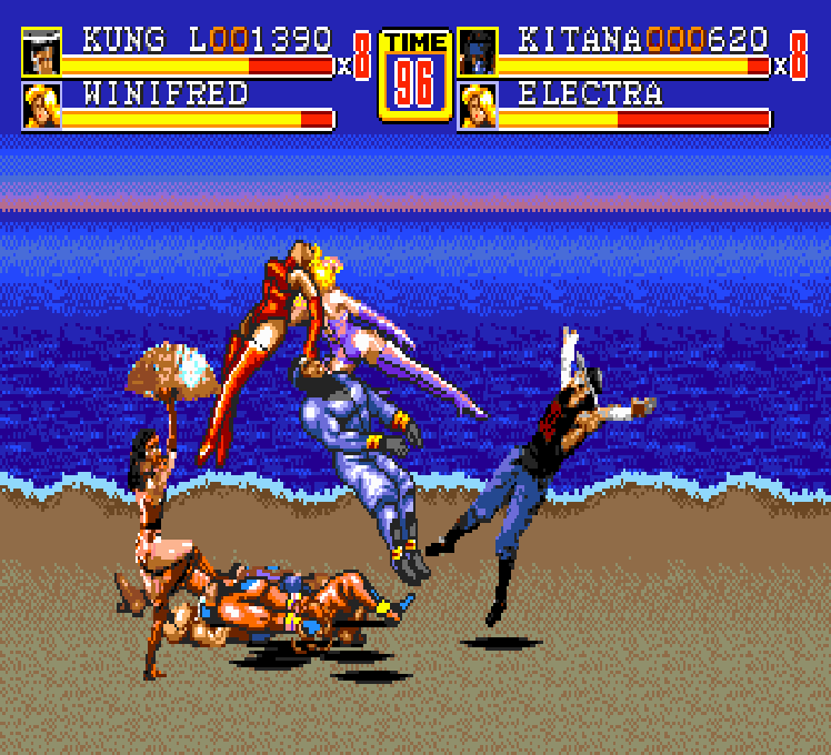 ๐ฅ Streets of Rage 2: Mortal Kombat Edition โ 16-Bit SEGA Genesis Cartridge