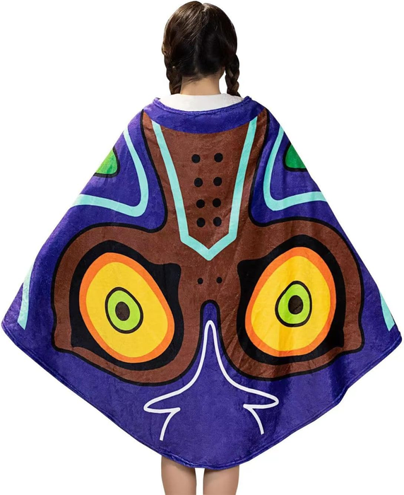 Zelda Plush Glider Blanket Cloak Cosplay Prop Light Gray L60 x W43 Inch