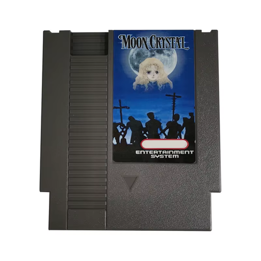 🌙 Moon Crystal 8-Bit 72-Pin NES Game Cartridge - NTSC/PAL Retro Adventure 🎮
