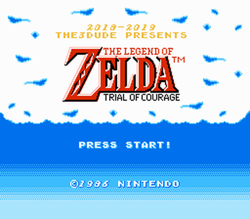 Legend of: Trial of Courage 🎮 NES 8-Bit Rom Hack Cartridge for Retro Console