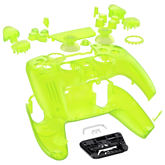 Clear Lime Luna Full Shell Set for PS5 Controller BDM-030/040/050