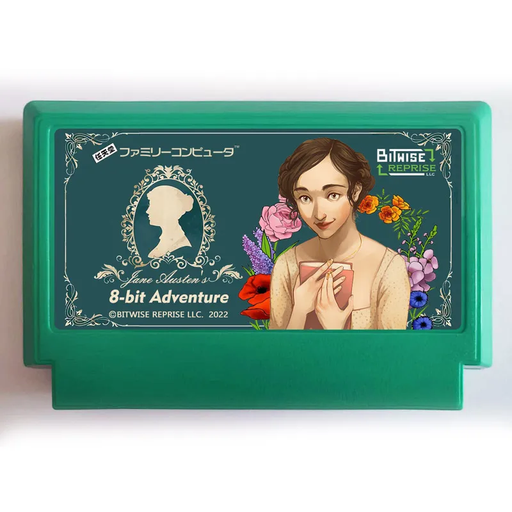 🎩 Jane Austen's 8-Bit Adventure | FC 60-Pin Famicom Game Cartridge 📚🎮