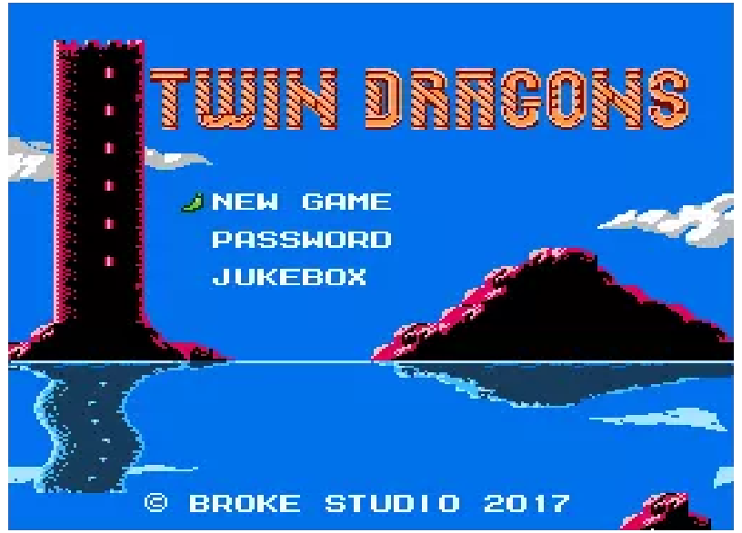 ๐ Twin Dragons NES โ 8 Bit Game Cartridge โ Classic Platform Adventure