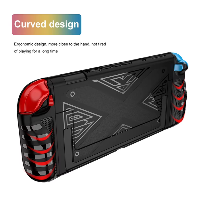 🎮 Switch 2 Protective Case – TPU+PC Shockproof Cover w/ Grip Handle 🎮
