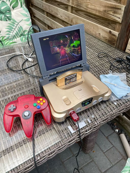 64-Bit N64 Mini Portable 8" LCD Screen | 4:3 Ratio Retro Gaming Display