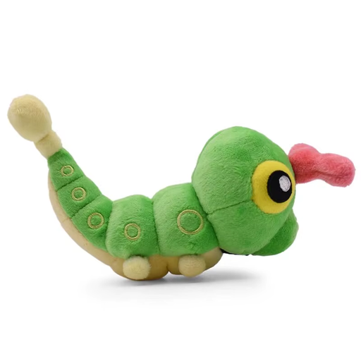 🐛 5 IN Caterpie Plush Doll | Green Pokémon-Inspired Stuffed Toy Gift for Kids