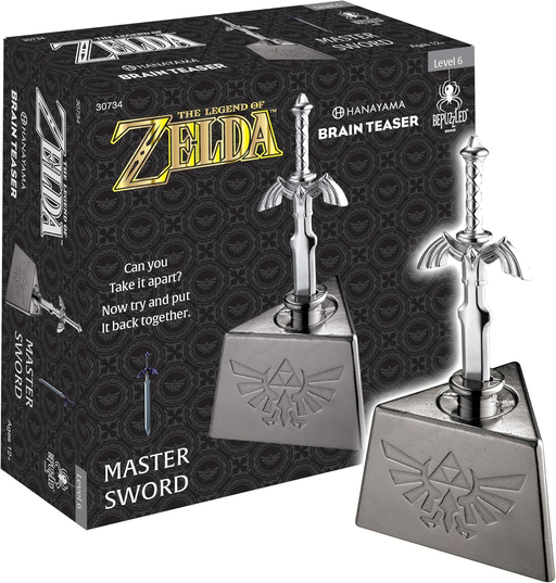 🧠 Legend of Zelda Master Sword Brain Teaser Puzzle – Hanayama Level 6 Challenge