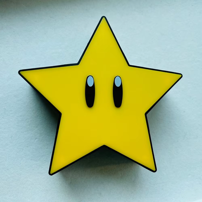 ⭐ Super Star LED Music Night Light | USB Rechargeable 3D Desk Lamp Gift