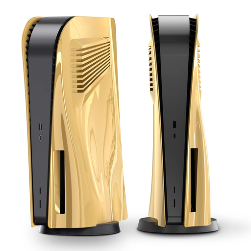 🎮 PS-5 Disc Edition Faceplate w/ Cooling Vents – Frosted Heat Dissipation Shell