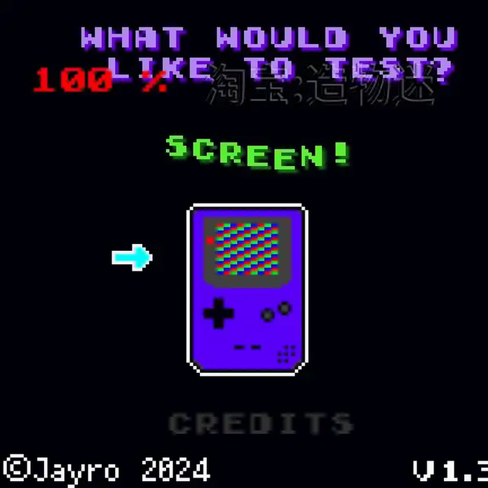 🔧 Jayros Test Cartridge for GB / GBC | Hardware Diagnostic Tool for Consoles