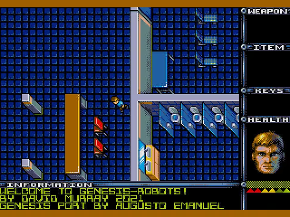 ๐ค Attack of the PETSCII Robots โ 16-Bit MD Game Cartridge โ For Sega Genesis