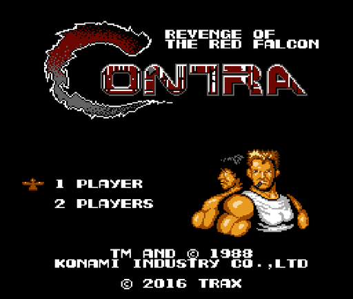 💥 Contra: Revenge of the Red Falcon – 8-Bit NES Game Cartridge HARDCORE