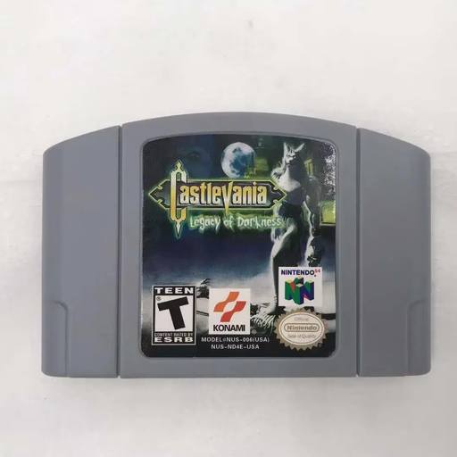 Castlevania Legacy of Darkness N64 Game Cartridge 64-Bit USA Version