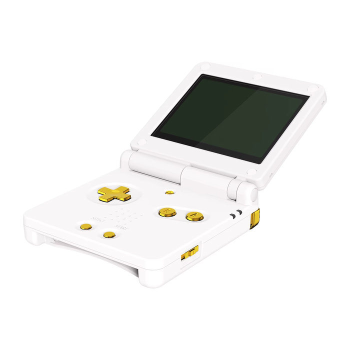 ✨ Full Set Buttons for Game Boy Advance SP | Chrome Gold Replacement Kit