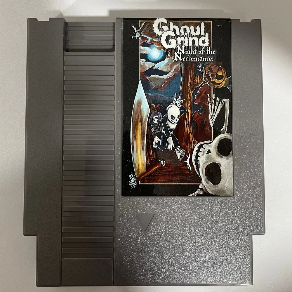 Ghoul Grind: Night of the Necromancer NES 8-Bit Game Cartridge
