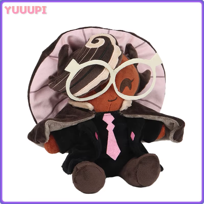 ☕ Espresso Cookie Plush Doll – Cookie Run: Kingdom Soft Stuffed Toy (9 IN)