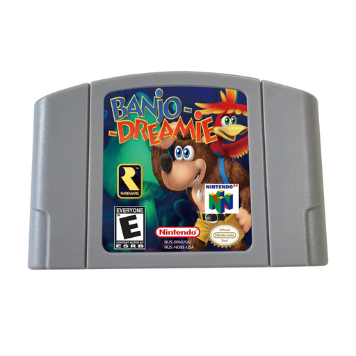 🐻 Banjo-Dreamie N64 Game Cartridge | Fan-Made Banjo-Kazooie Hack | 8 New Levels