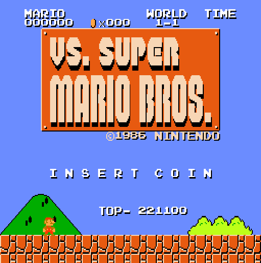๐น๏ธ VS. Super Mario Bros โ NES 8-Bit Game Cartridge | Arcade-Style Challenge
