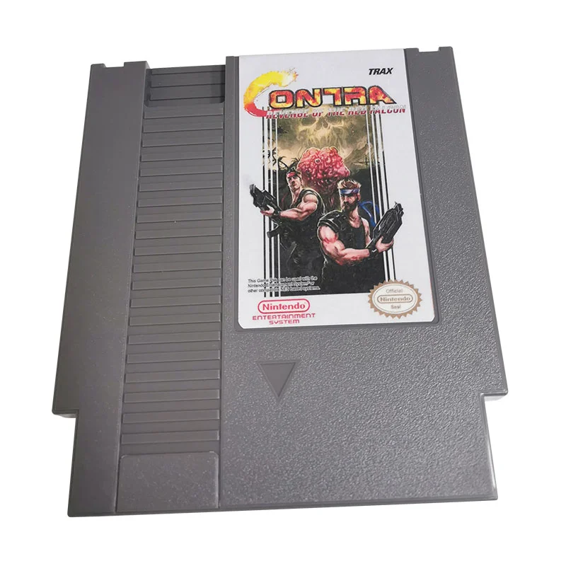 💥 Contra: Revenge of the Red Falcon – 8-Bit NES Game Cartridge HARDCORE