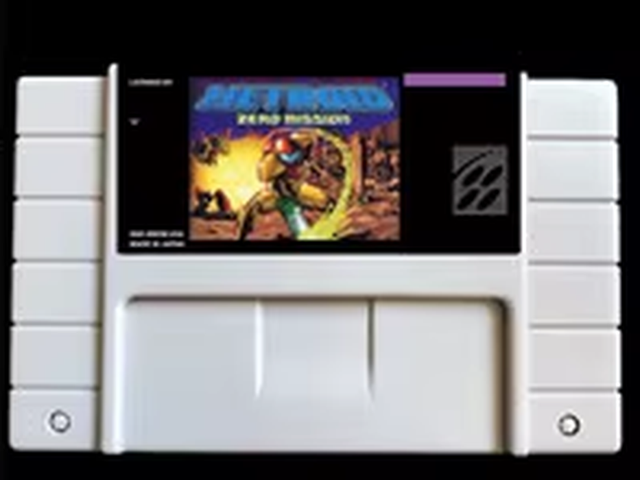 ๐ Super Metroid-Zero MISSION โ USA NTSC SNES Cartridge