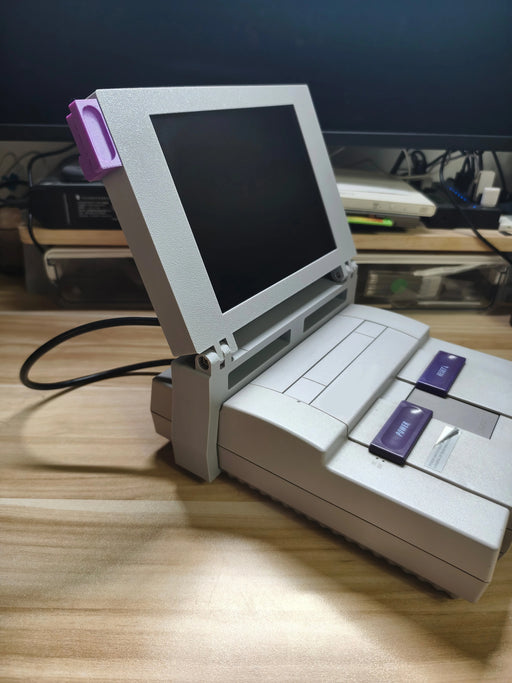 8-Inch SNES Retro Mini Monitor | Plug & Play LCD Display for Super Nintendo