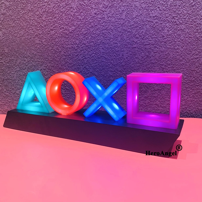 🎮 NEW Game Icon Light for PS4/PS5 | LED Voice-Control Decorative Lamp 🕹️