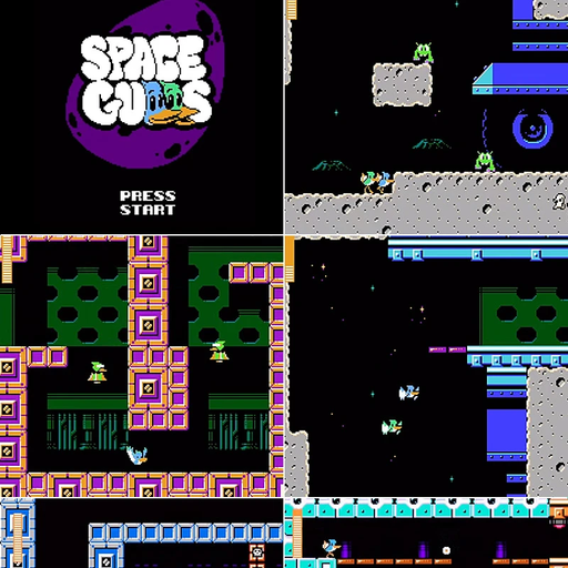 ๐ Spacegulls | 60Pin 8-Bit Game Cartridge for Famicom FC Console ๐ธ๐๏ธ