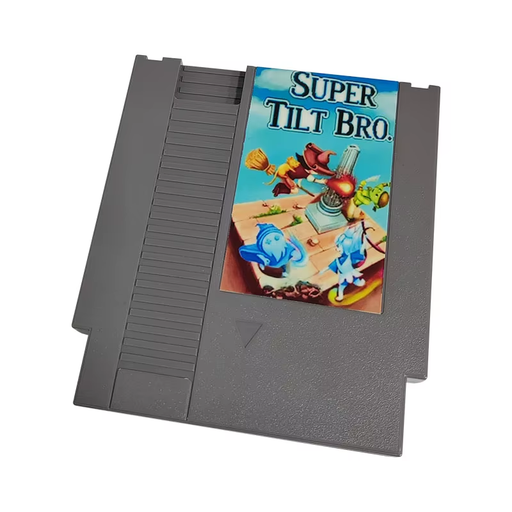 ๐น๏ธ Super Tilt Bro 8-Bit 72-Pin NES Game Cart - Brand New NTSC/PAL ๐ฎ