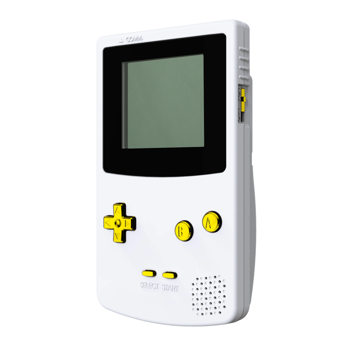 ✨ Chrome Gold Button Set | For Game Boy Color GBC Console Replacement Mod