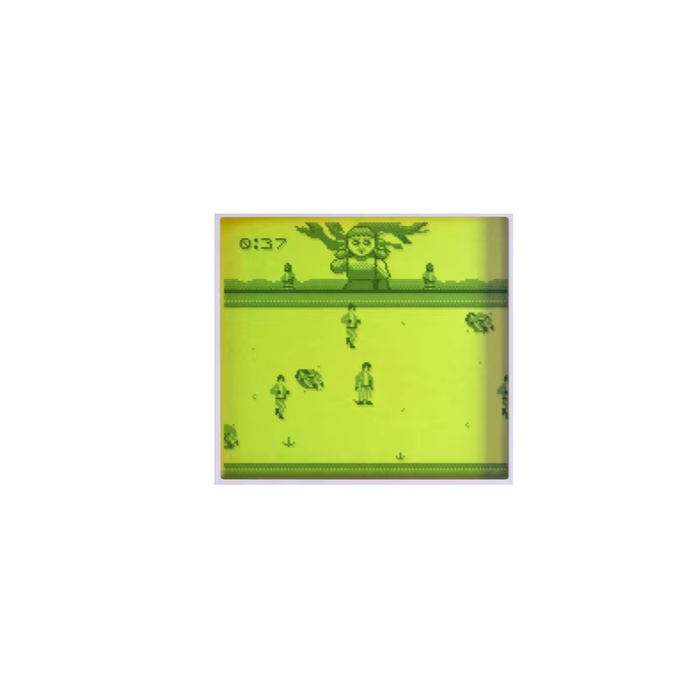 Squid Game Demake Game Boy Cartridge