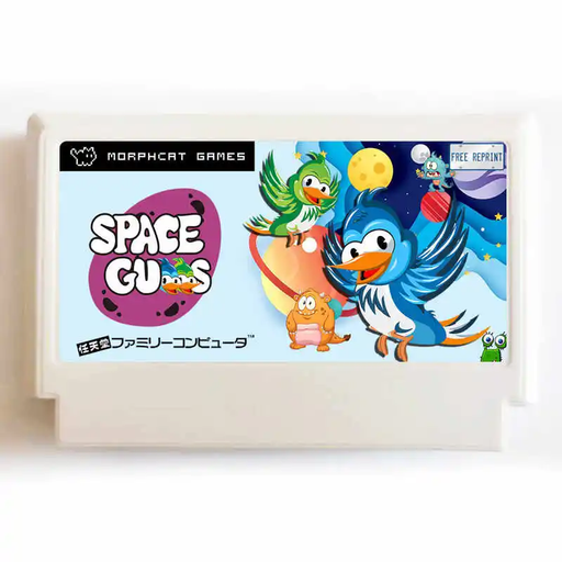 ๐ Spacegulls | 60Pin 8-Bit Game Cartridge for Famicom FC Console ๐ธ๐๏ธ