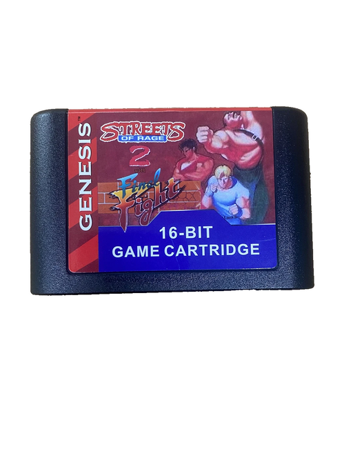 👊 Final Fight in Streets of Rage 2 | SEGA Genesis & Mega Drive 16-Bit Game Cart