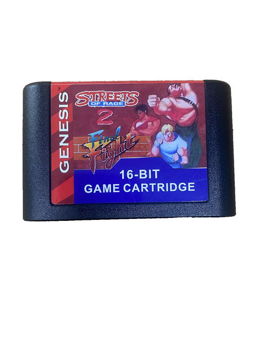 👊 Final Fight in Streets of Rage 2 | SEGA Genesis & Mega Drive 16-Bit Game Cart
