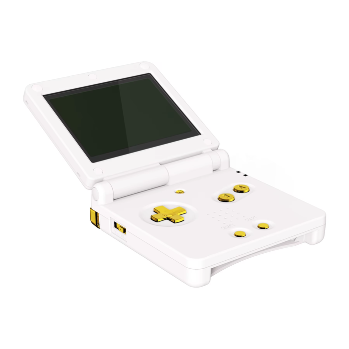 ✨ Full Set Buttons for Game Boy Advance SP | Chrome Gold Replacement Kit
