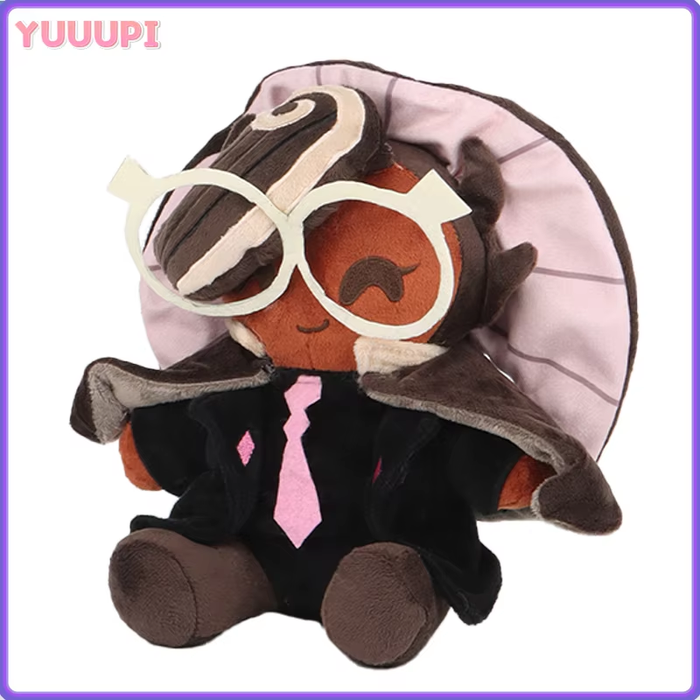 ☕ Espresso Cookie Plush Doll – Cookie Run: Kingdom Soft Stuffed Toy (9 IN)