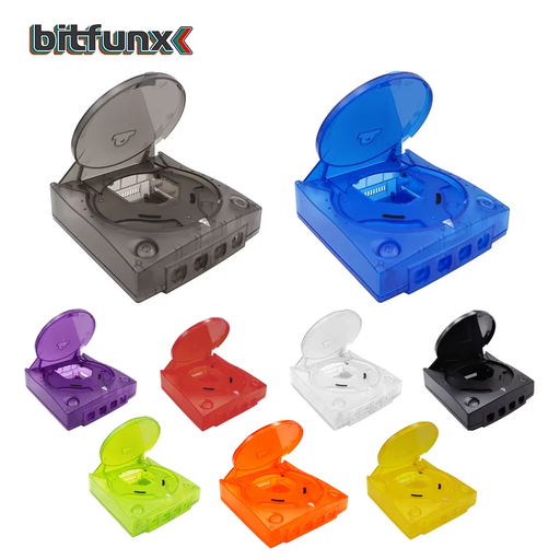 🕹️ Bitfunx Translucent Replacement Shell Case for Dreamcast DC Console Retro 🎮