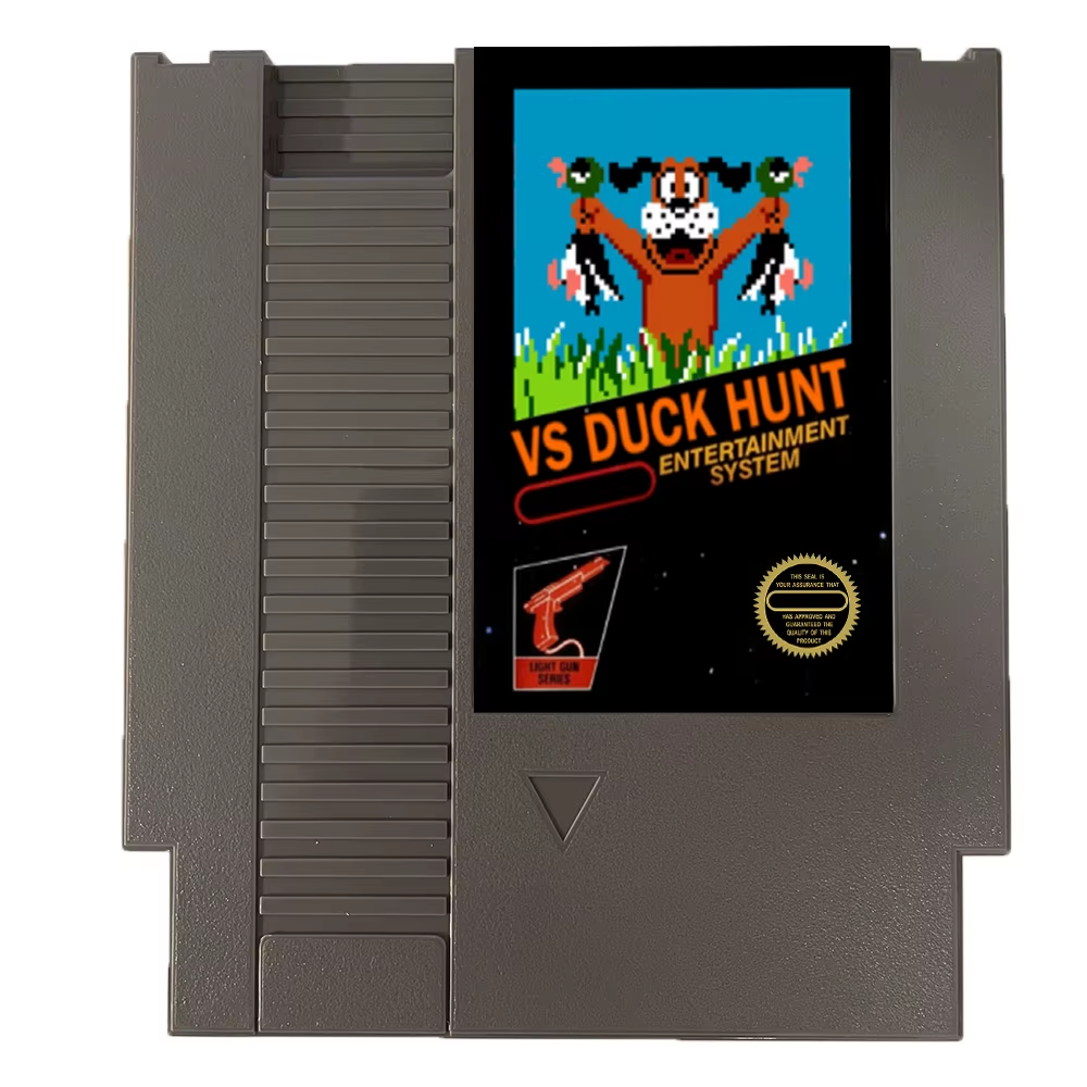 🦆 VS Duck Hunt 8-Bit 72-Pin NES Game Cartridge - NTSC/PAL USA Version 🎮