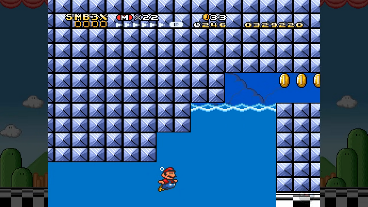 ๐ Super M Bros 3X โ USA NTSC SNES Cartridge (Fan Hack)